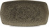 Art De Cuisine Menu Shades Caldera Flint Flat Rectangle Plate 14x7.5"