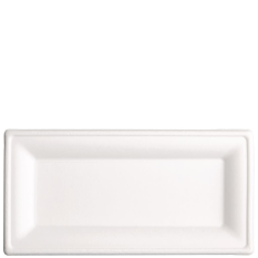 Bagasse Rectangle Plates 254x127mm/10x5" (Pack of 125)