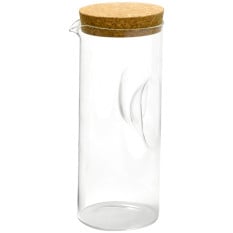 Churchill Comas Glass Jar With Cork Lid 1.8L