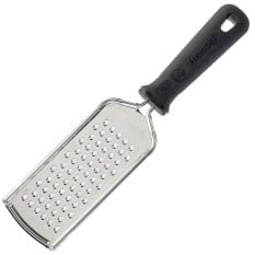 Stainless Steel Coarse Grater with Black PerfectGrip Handle