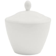 Steelite Simplicity White Covered Sugar Bowl 200ml/7oz (Pack of 6)