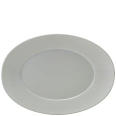 GenWare Porcelain Winged Oval Plate 28cm/11" (Pack of 4)