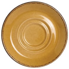 Steelite Terramesa Mustard Double Well Saucer 14.5cm/6" (Pack of 36)