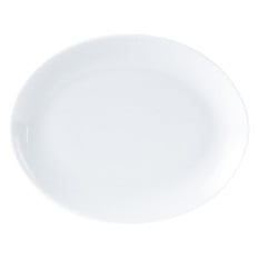 Porcelite Oval Plate 30cm/12inch x 6