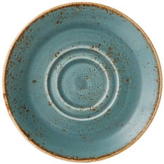 Steelite Craft Blue Double Well Soup Stand 16.5cm/6.5" (Pack of 36)