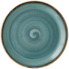 Steelite Craft Blue Coupe Plate 23cm/9" (Pack of 24)