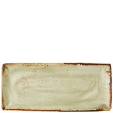 Steelite Craft Green Rectangle Four Platter 37 x 16.5cm/6.5" (Pack of 6)