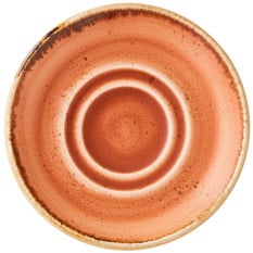Steelite Craft Terracotta Double Well Saucer 12cm/5" (Pack of 36)