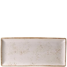 Steelite Craft White Rectangle Four Platter 37 x 16.5cm/6.5" (Pack of 6)