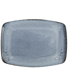Porcelite Aura Glacier Rectangular Plates 27cm/10.75" (Pack of 6)