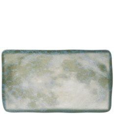 Rustico Selene Rectangular Plate 37x22cm/14.56x8.66" - Overhead