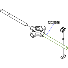Asber Rinse Arm Plastic A (for 400 Machines)