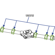 Asber Wash Nozzle (for 350/400 Machines)