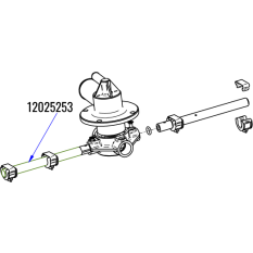 Asber Rinse Arm Plastic A (for 350 Machines)