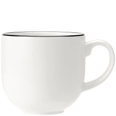 Steelite Asteria City Mug Black Rim 340ml/12oz (Pack of 12)