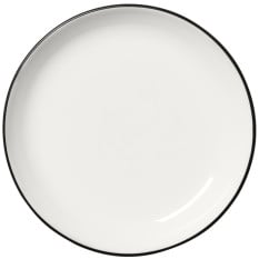 Steelite Asteria Nordic Coupe Plate Black Rim 16.5cm/6.5" (Pack of 12)