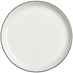 Steelite Asteria Nordic Coupe Plate Black Rim 28cm/11" (Pack of 12)