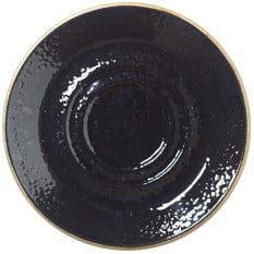 Steelite Craft Liquorice Double Well Saucer 14.5cm/6"(Pack of 36)