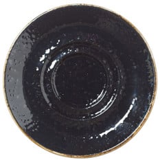 Steelite Craft Liquorice Double Well Saucer 12cm/5" (Pack of 12)