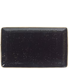 Steelite Craft Liquorice Rectangle One Platter 27 x 17cm/10.5 x 7" (Pack of 6)