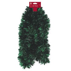 Christmas Tinsel 2 Meter Dark Green