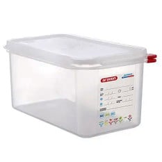 Araven GN 1/3 Gastronorm Sealing Food Storage Container 150mm 6.3 Litre (Pack of 4)