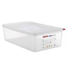 Araven GN 1/1 Gastronorm Sealing Food Storage Container 150mm 20.5 Litre (Pack of 4)