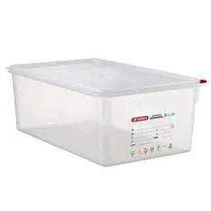 Araven GN 1/1 Gastronorm Sealing Food Storage Container 200mm 27.5 Litre (Pack of 4)