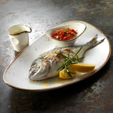 Steelite Craft White Freestyle Plate 37cm/14.5"(Pack of 6)