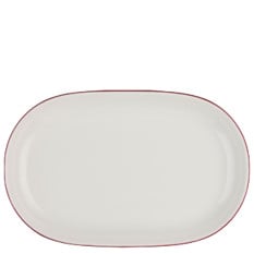 Modest Maroon Oval Platter 33 x 21cm/13 x 8.25" (Pack of 6)