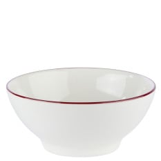 Modest Maroon Footed Bowl 14cm/5.5" 450ml/15.75oz