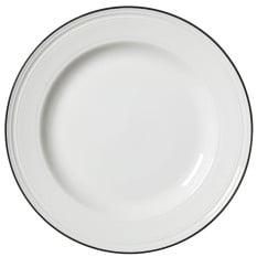 Steelite Bead Black Band Plate 25.5cm/10" (Pack of 12)