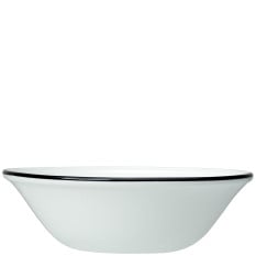 Steelite Bead Black Band Oatmeal Bowl 16.5cm/6.5" (Pack of 12)