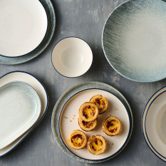 Modest Navy Signature Plate 28cm/11" (Pack of 6)