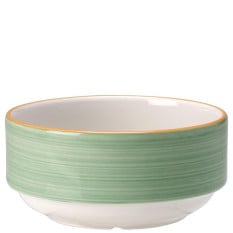 Steelite Rio Green Unhandled Stack Soup Cup 285ml/10oz (Pack of 36)