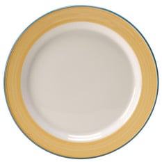 Steelite Rio Yellow Slimline Plate 27cm/10.5" (Pack of 24)