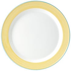 Steelite Rio Yellow Slimline Plate 20cm/8" (Pack of 24)