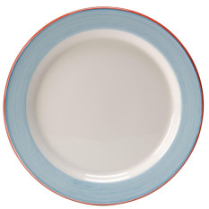Steelite Rio Blue Slimline Plate 27cm/10.5" (Pack of 24)