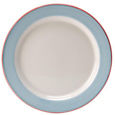 Steelite Rio Blue Slimline Plate 16cm/6" (Pack of 36)