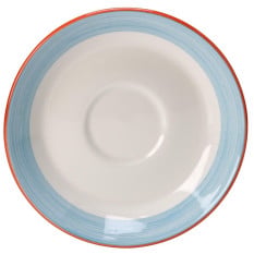 Steelite Rio Blue Slimline Saucer 15cm/6" (Pack of 36)