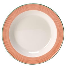 Steelite Rio Pink Slim Soup Plate 21.5cm/8.5" 400ml/14oz (Pack of 24)
