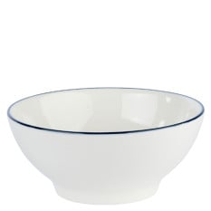 Modest Navy Footed Bowl 14cm/5.5" 450ml/15.75oz