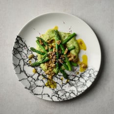Churchill Studio Prints Kintsugi Accents Quartz Black Coupe Plate 16.5cm/6.5" (Pack of 12)