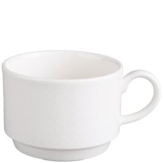 Villeroy & Boch Easy White Cup Stackable 220ml/7.75" (Pack of 6)