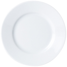 Porcelite White Winged Plate 17cm/6.5" (Pack of 6)