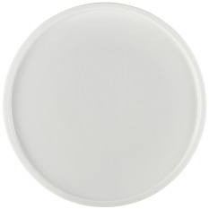 GenWare Porcelain White Flat Rim Plate 23cm/9" (Pack of 6)