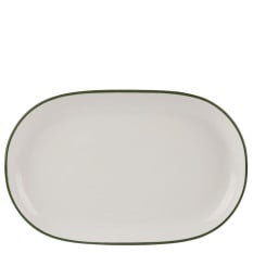 Modest Green Oval Platter 28 x 18cm/11" x 7" (Pack of 6)