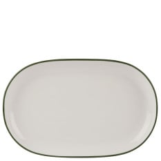 Modest Green Oval Platter 33 x 21cm/13" x 8.25" (Pack of 6)