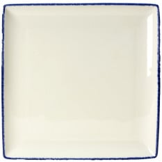 Steelite Blue Dapple Square Platter 27 x 27cm/10.5 x 10.5" (Pack of 6)