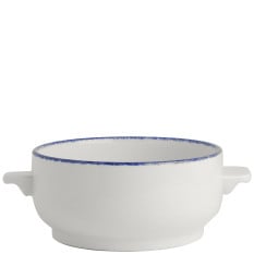 Steelite Blue Dapple Casserole Bowl Base 425ml/15oz (Pack of 6)